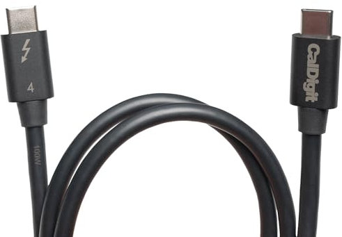 CalDigit [Intel Certified] Thunderbolt 4 / USB 4 Cable - 40Gbps 100W Charging (2.0 Meter Thunderbolt 4 / USB 4 Cable)