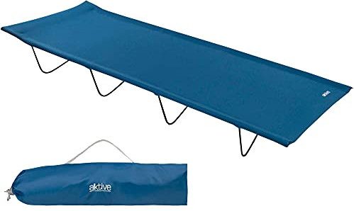 AKTIVE Tumbona Plegable Acero+textil 180x60x18cm