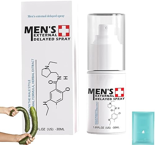 Camic JJLBRO Men's Long Lasting Delay Stronger Spray, JJLBRO Men's Delayed Spray, JJLBRO Men's Enhancer Spray 30ml, Improve The Quality of Love and Make Her Love You More (1PC)