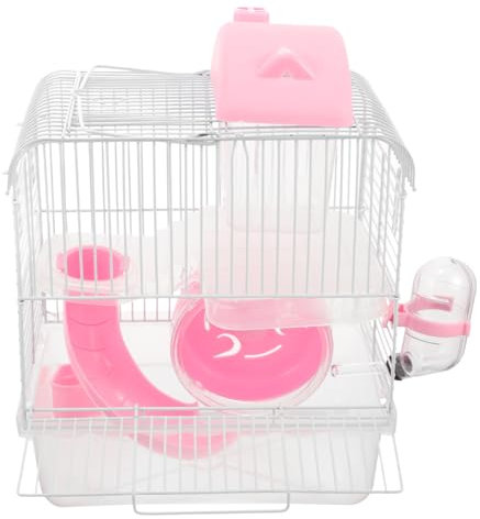 Yardwe Hamsterschloss Extra Große Haustiervilla Doppelschichtiges Versteck Geeignet Für Hamster Ratten Meerschweinchen