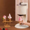 QTQHOME Soft Serve Ice Cream Machine, Home DIY Ice Cream Maker Machine, Fully Automatic Mini Fruit Serve Freezer Container, Yogurt Mr Whippy Ice Cream Makers for Home Kitchen Diy