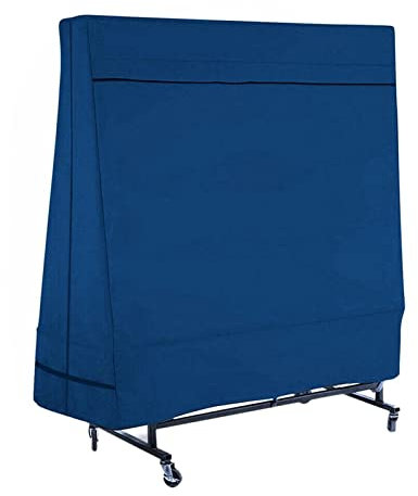 Tischtennistisch Abdeckung Wasserdicht für Outdoor und Indoor, Oxford-Gewebe Schutzhülle für Tischtennistisch, Wetterfeste Anti-UV Staubdicht Winddicht Tischtennisplatte Abdeckung mit Reißverschluss