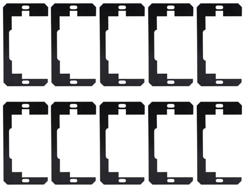 10 piezas espaciador de placa de pared, conjunto espaciador de placas de pared de agua: placas de nivelación de dispositivos de acero fácil de instalar para fijar las salidas