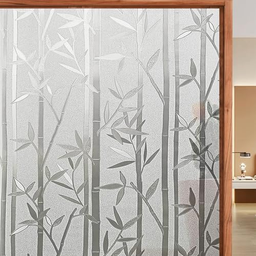 Pellicola Vetri Finestre 90 x 210 cm Autoadesive Anti-Uv Elettrostatica Opaca Satinata Pellicola Adesiva per Vetri Smerigliata per Doccia Ufficio Bagno, Stella
