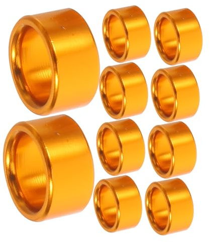 SHINEOFI 10pcs Aluminium Pigeon Leg Rings Reusable Bird Foot Bands for Dove Identification and Health Supply Easy to Install Inner Training Bands for Pigeons and Birds