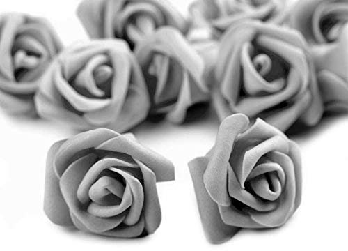 maDDma 10 Deko-Rose Rosenblüte Rosenkopf 3-4cm Moosgummirosen Foamrosen Schaumrosen, Farbwahl