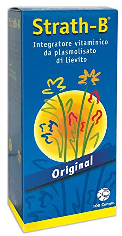 Strath-B Integratore Energetico | 100 Compresse | Supporto al Metabolismo, Microbiota ed Energia | Supporto nutrizionale per Diete