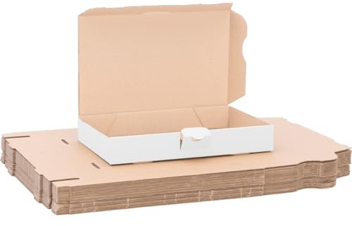 verpacking Maxi Letter Boxes 225 x 145 x 35 mm White MB XS Inner Dimensions of 220 x 136 x 33 mm Shipping Post Folding Box Shipping Box Book Delivery Ideal for Shipping Pack of 300