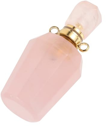 JUMPLAWN Aromatherapy Bottle Diffuser Bottle Pendant Pink Essential Oil Storage Necklace Pendant Empty Aromatherapy Use Oils for Diffusers