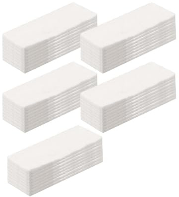 Serenophile 25 Pcs Flame Retardant Cotton Replacement Cores for Tabletop Fire Pits, 4.7x2 Inch High Temp Resistant Fiber Wool for Extended Burn and Safe DIY Fuel for lighting