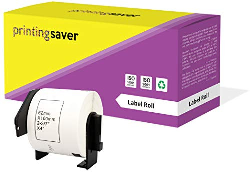Kompatibel rulle DK11202 DK-11202 62 mm x 100 mm adressetiketter 1 Roll (300 Labels) Vitt
