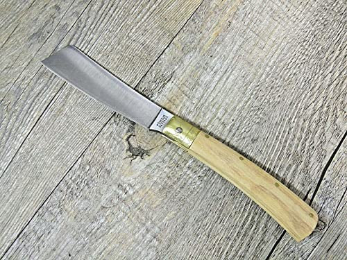 Coltello artigianale Lametta Pintus Manico In L’egno D’ulivo (20cm)