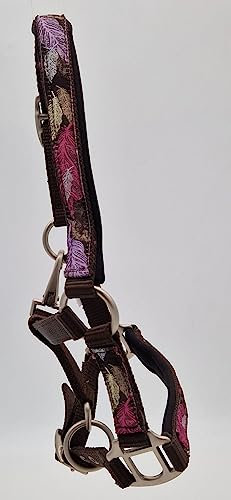Tysons Breeches Wings Halfter Federn Feder Nylonhalfter Minishetty Fohlen MMS Mini Shetty Blau Braun EDEL Beschläge unterlegt (MMS, Braun)