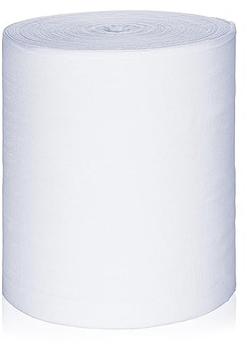Bememo Stamigna sbiancata per scolare, 0,9 m x 100,9 m, grado 50, panno per formaggio per la decorazione della casa, cucina, cucina, cibo, bianco