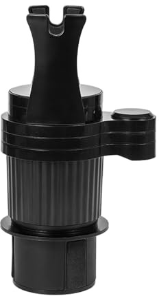 Bilkopphållare - Cup Holder Expander | 360 Roterande Bildryckhållare Med Trådlös Laddare | 2 I 1 Multifunktionella Insert Karkopphållare Med Justerbar Bas, Lämplig För De Flesta Vattenkoppar