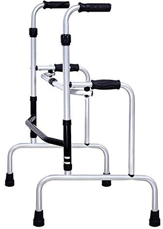 Camminare per Persone, deambulatore Pieghevole Verticale, deambulatore Leggero, Altezza Regolabile, bracciolo per WC, ausilio per la Mobilità per Anziani, disabili, Donne