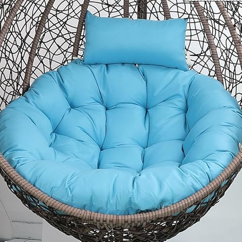 Genérico Cojín para Silla cómodo cojín para Columpio Suave cojín para Silla de Patio para Exterior e Interior Color Azul Cielo 100 cm
