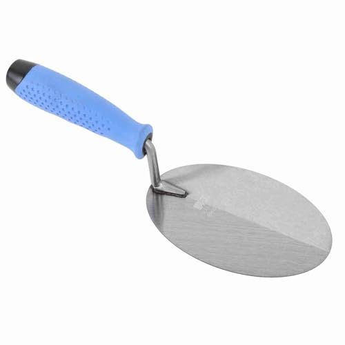 YWBL-WH Cazzuola per Intonaco Strumento per Finitura per Cartongesso in Acciaio Ad Alto Tenore di Carbonio 110 X 295 X 1,2 Mm con Impugnatura Ergonomica per la Decorazione di Edifici in Muratura (S)