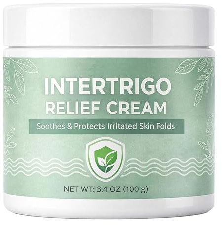 Healora Intertrigo Cream, Skin Fold Barrier Cream with Zinc Oxide & Undecylenic Acid, Helps Soothe Irritated Skin, Reduce Moisture & Friction, Non-Steroid Formula, for Women and Men (1Pcs)