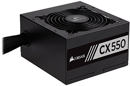 Corsair CP-9020121-UK CX Series 550 W CX550 ATX/EPS 80 PLUS Bronze Power Supply Unit - Black