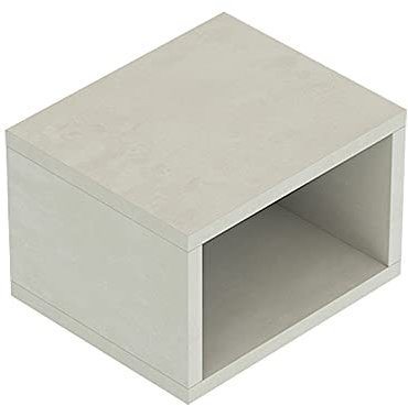 Inbagno Mobile Bagno sospeso per lavabo da appoggio, L. 60/80/110 cm, Serie Master con vano a Giorno