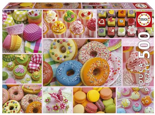 Educa - Puzzle de 500 pièces pour Adultes | Sweet Collage. Mesure: 48 x 34 cm. À partir de 11 Ans (19904)