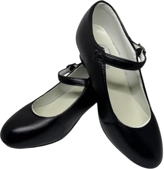 Chaussures Flamenco : Taille du 36 au 41 (Noir, Système Taille Chaussures EU, Adulte, Femme, Numérique, Mince, 39)