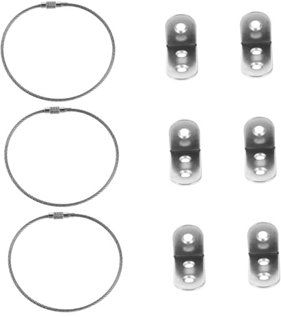 UPKOCH 3juegos Dispositivo Antivuelco Para Muebles Infantiles Anclajes Prueba Muebles Anclajes De Seguridad Para Armarios Fijaciones Antivuelco Para Estanterías Casa