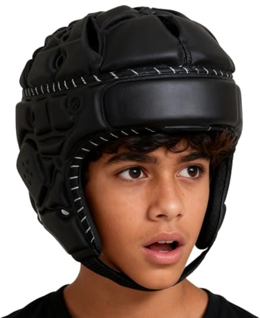Fotbollshjälm, pålitlig skyddsdesign, 40 cm, sporthatt, fotbollshjälm, förbättrat luftflödessystem, för ungdomar vuxna fotboll baseball ishockey skidåkning cykling