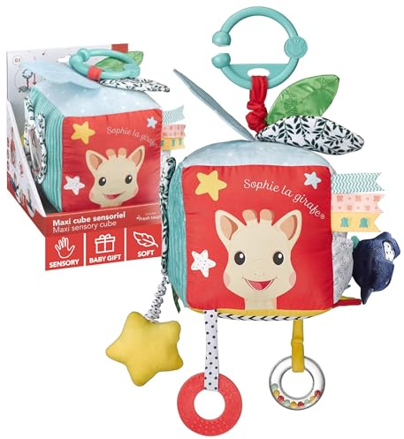 Sophie la Girafe - Maxi Cube Sensoriel 9 Activités - Dès la Naissance