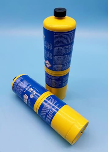 Recambio Gas Universal para Soplete | 2x Cartuchos de Gas 400gr | Recamnio Universal Rosca de 1