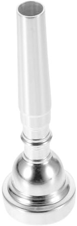 Toddmomy Professionelles Trompetenmundstück aus Metall und Messing Versilbert für Schüler und Profis Trompetenzubehör Leicht zu Reinigen für