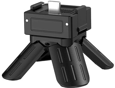Mini treppiede da tavolo per DJI Osmo Pocket 3 stabilizzatore per fotocamera Gimbal, base in lega di alluminio con porta di ricarica completa di tipo C e sgancio rapido