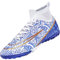 VTASQ Fußballschuhe Herren High Top Professionelle Fussballschuhe Outdoor Trainingsschuhe Jugendliche Athletics Sport Fußballspiel Training Sportschuhe Weiß 43 EU