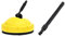 RuiDay Patio Cleaner Attachment for Karcher K1-K7, High Pressure Surface Cleaner with Long Handle, Rotating Pressure Washer Accessories for Outdoor Patio Cleaner Car Cleaning Tool (Car Washer)