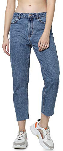ONLY Damen 15171549 Straight Jeans, Blue Denim, 27W/34L