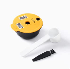 Reusable Coffee Capsules, Next Generation, Compatible with Bosch Tassimo Machines, Refillable Coffee Filters Pods K-Cups Machine Accessories 60/180/200/220ml (220ml)