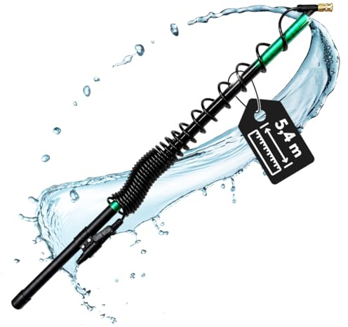 PHOENIX - Lanza Telescópica para Pulverización en Altura - Compatible con Pulverizador Eléctrico Pro Sprayer, Dorsal, Gladiator - Extensible a 5,4m - Ideal para Pulverizador Jardín, Tejados y Fachadas