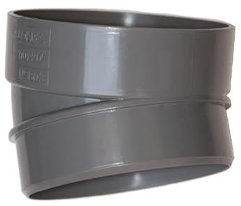 Codo con angulo pvc (125-22º)