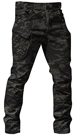 Pantalon De Travail Homme Treillis Militaire Cargo Etanche Ete Tenue Camouflage Multicolore M