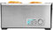 Gastroback Design 4 Slice Toaster, Pro, 9 Browning Levels, Extra-Wide Slots, LED Countdown Display, Illuminated Controls, Warming Rack - 62398
