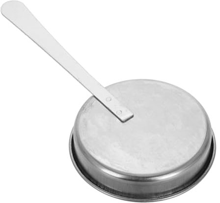 BESPORTBLE Tapa De Seguridad Para Estufa De Alcohol De Acero Inoxidable Con Asa Cubierta Extinguida Portátil Multifuncional Para Camping Para Cocina Al Aire y Fuegos Pequeños