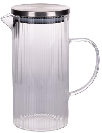 Villa d'Este Home Tivoli 1996 Karaff 1,4 l borosilikatglas, lock i rostfritt stål, glas