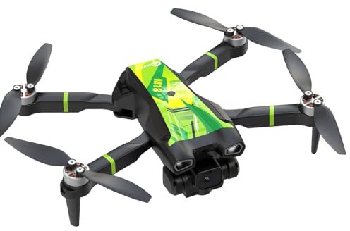 Morlyrctooy M18 Foldable Mini Drone with 4K Camera,Drones for Adults Beginners,Brushless Motor,RC Quadcopter,One Key Takeoff Landing,3D Flips,Headless Mode, Under 249g,Gifts