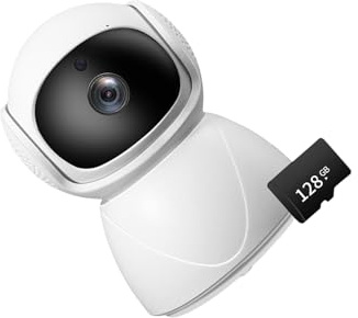 Telecamera di sicurezza interna alimentata da AI Angoli di visione a 360 gradi Rilevazione del movimento Cloud Storage Compatibile ABS Telecamera di sorveglianza