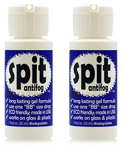 JAWS Spit Anti-Fog Gel Solution Defogger for Snorkel Mask, Scuba Divers, Paintball, Eye Wear, Sport Goggles, Made in the USA