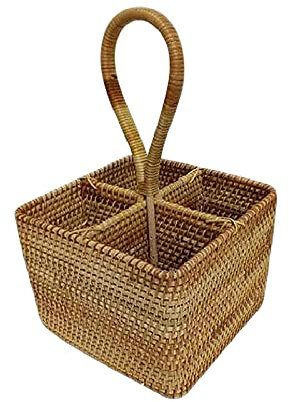 YQYBF Botella Cesta Cesta De Mimbre, Portador De Botellas para Botella Botella Botella Botella Botella Botella Cesta De Compras Cesta De Mimbre Cesta De Coches Fuente Mimbre Cesta De Mimbre,Natural