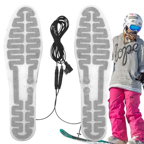 Wiederaufladbarer Fußwärmer | Elektrischer USB-Fußwärmer für den Winter, Heizung von Einlegesohlen, Stiefeln, Lederschuhen, Heizung von elektrisch beheizten Sohlen