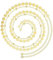 2 Pieces Belly Chain,Dainty Extensions Adjustable Gold Plated Body Waist Chains Double Layer Belt Sexy Style Beach Bikini Multilayer Layered Jewellery With Beads for Women Accessories (Gold)