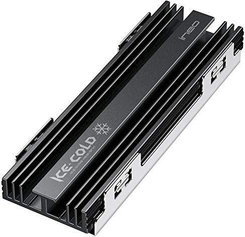 ineo M.2 heatsink 2280 SSD with Thermal Silicone pad for PC / PS5 M.2 PCIE NVMe SSD [M16]